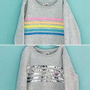 Girl's Flip-sequin Sweatshirt